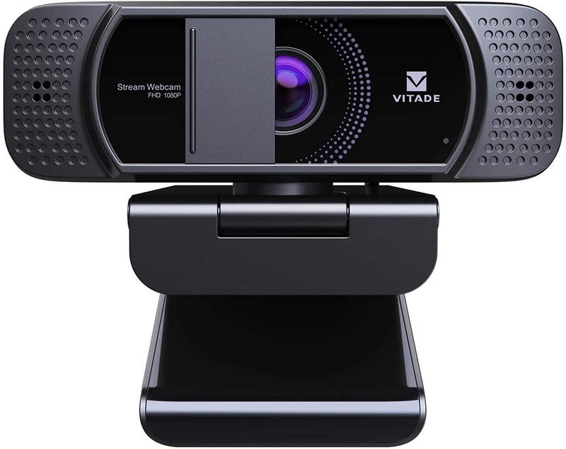 VITADE Webcam with Microphone 1080P HD Web Camera, 672 USB Desktop Web Cam Facecam Video Cam for Streaming Gaming Conferencing Mac Windows PC Laptop Computer - Image 1